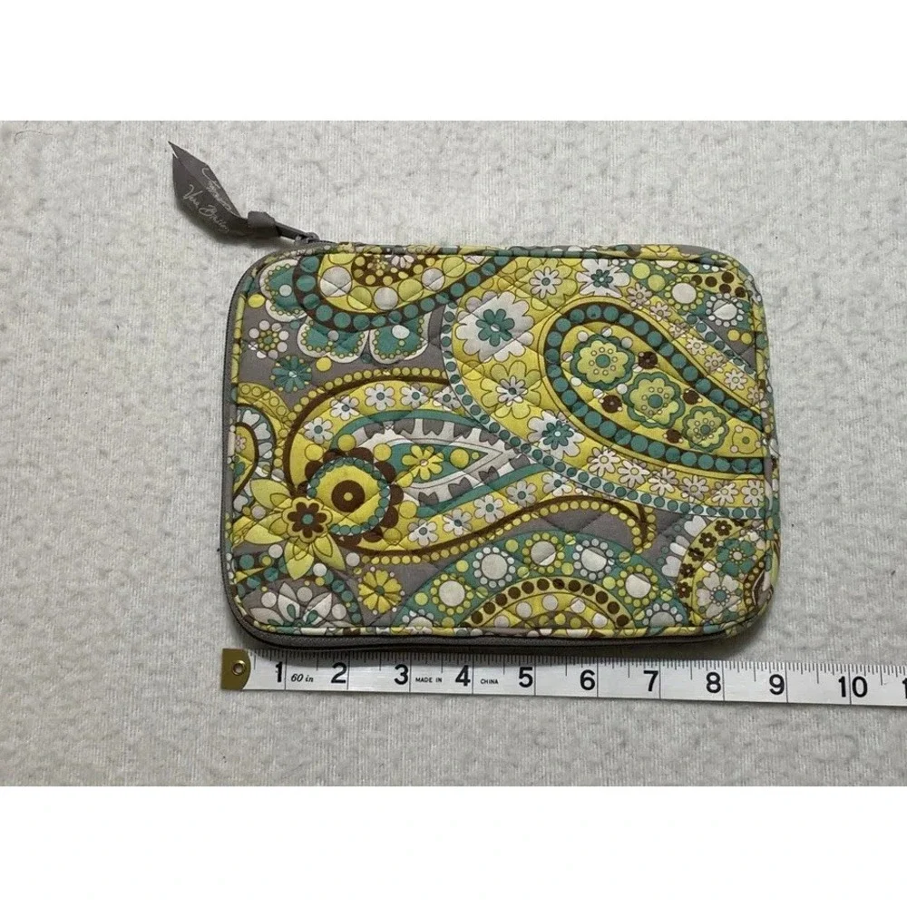 Vera Bradley Purse Wallet Women's Quilted Yellow Floral Pattern Clutch 9 x 6